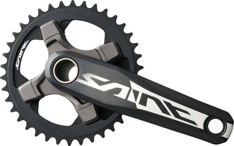 Shimano Saint M820 MTB Crankset - Black - with Bottom Bracket}, Black