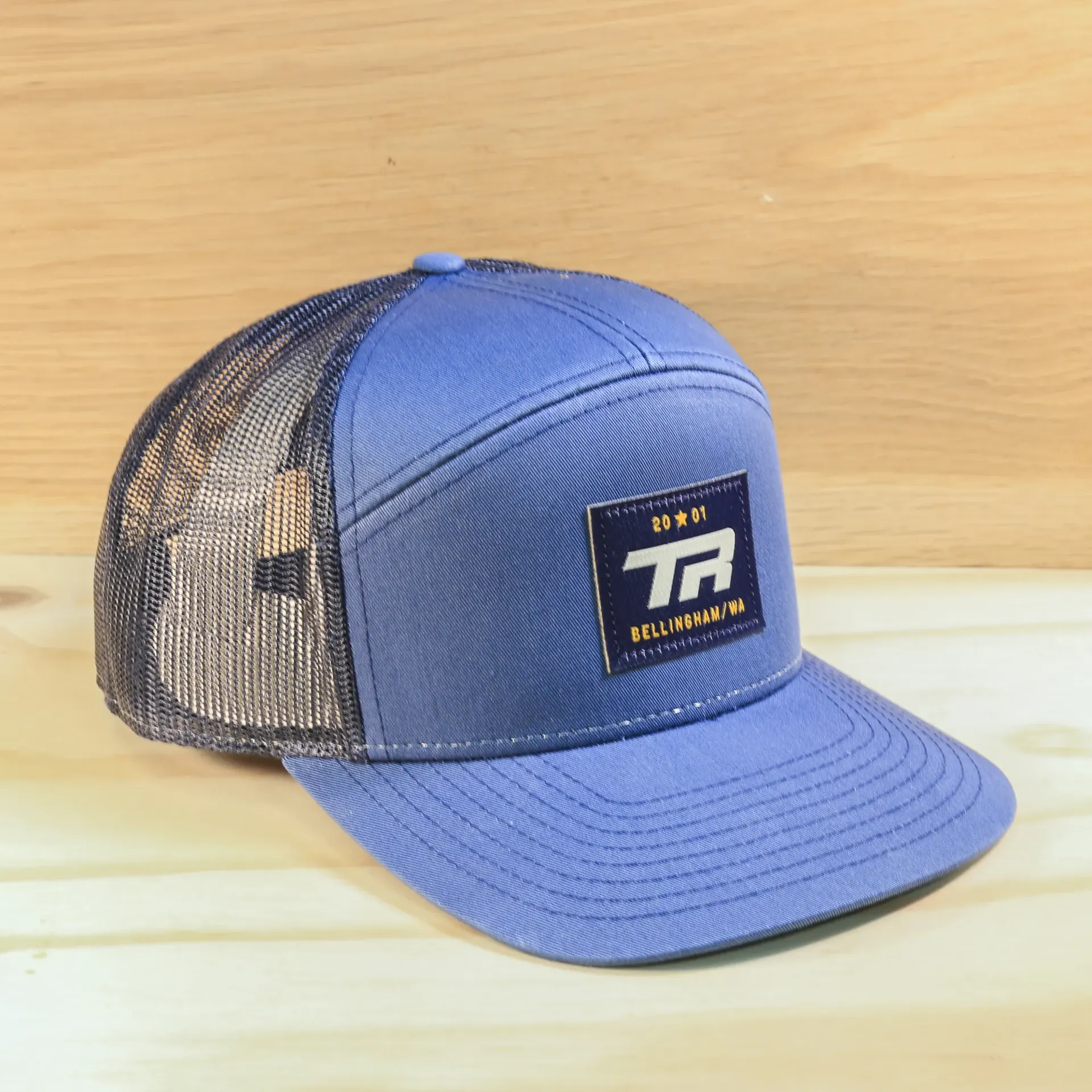 [01.21.99.9102] 7 Panel: Snap Back Cap (Midnight Blue)