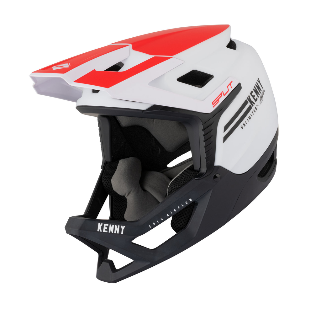 [212-3007050-5402] Casco Split - Solid Red White (S)