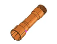 [01.18.92.0207] Main Pivot Axle V2 17mm x 66.5mm (TSFA-MAX-B)