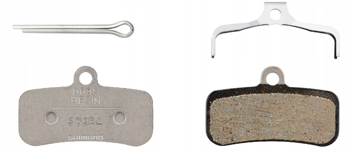 Pastiglie freno Shimano - (1 Set) - Resina D03S - (OEM)