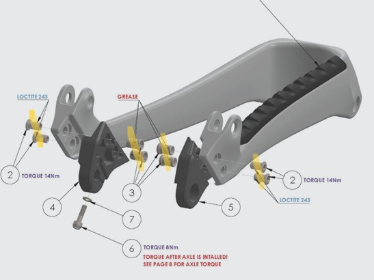 V2 Hardware Kits (Dropout Bolt Kit)